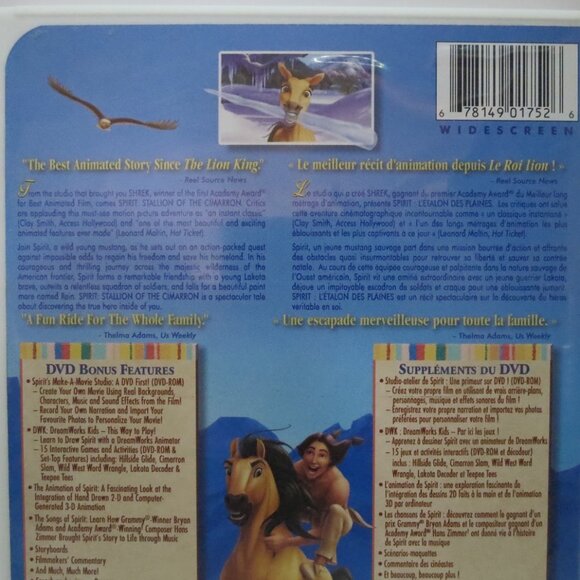 Spirit Stallion of the Cimarron DVD Dreamworks 2002 - Picture 4 of 6